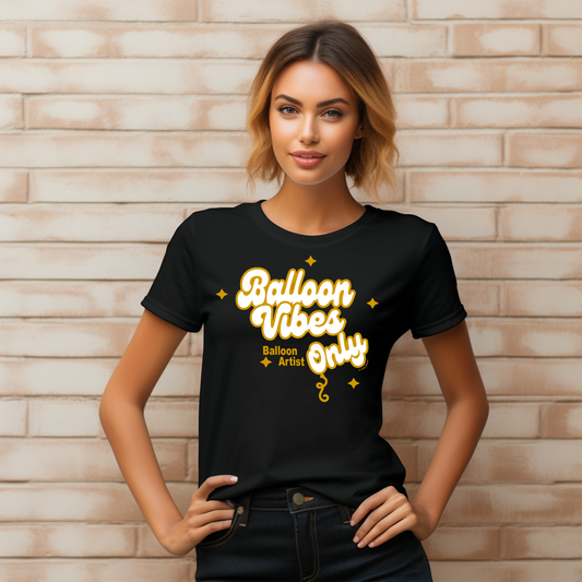 Balloon Vibes Only Groovy Style Tee