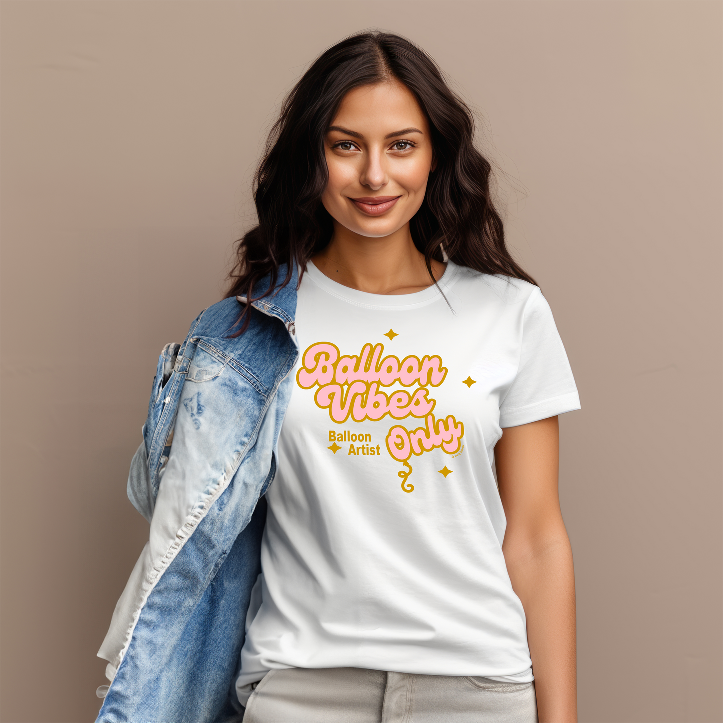 Balloon Vibes Only Groovy Style Tee