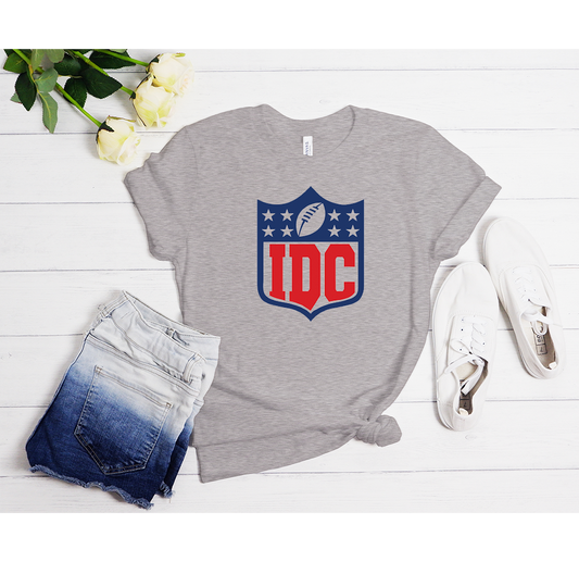 IDC, I don't care funny football tee
