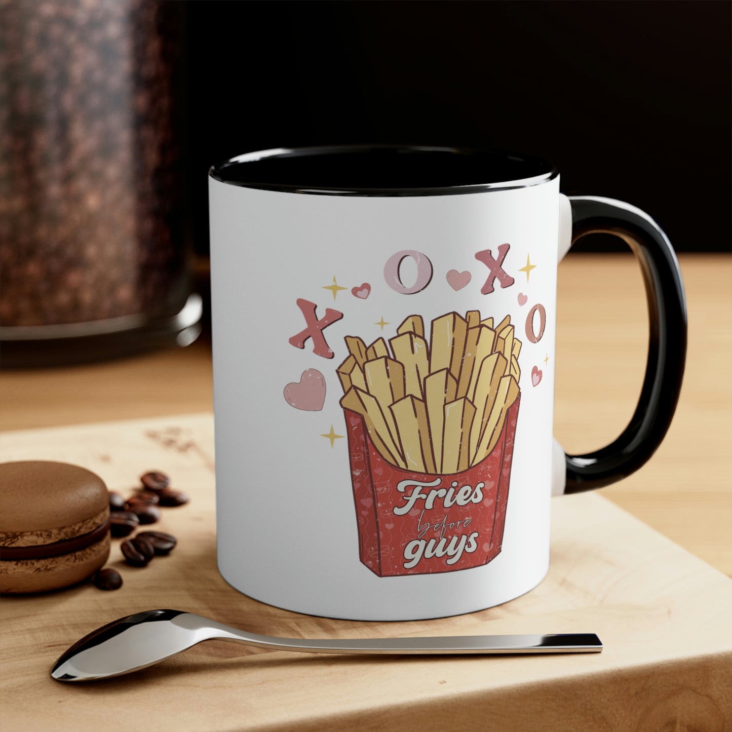 Mug Fries before Guys