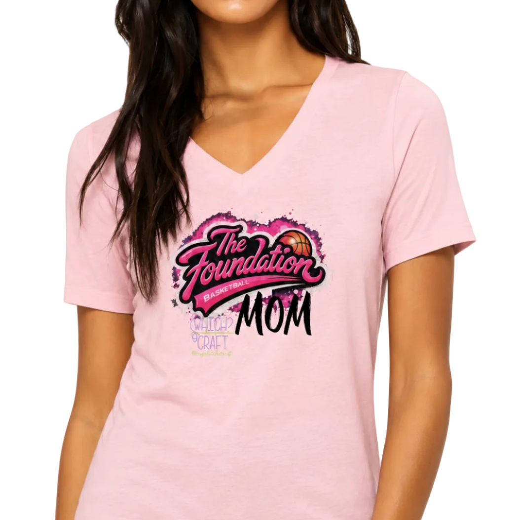 The Foundation Basketball Logo Mom Tee