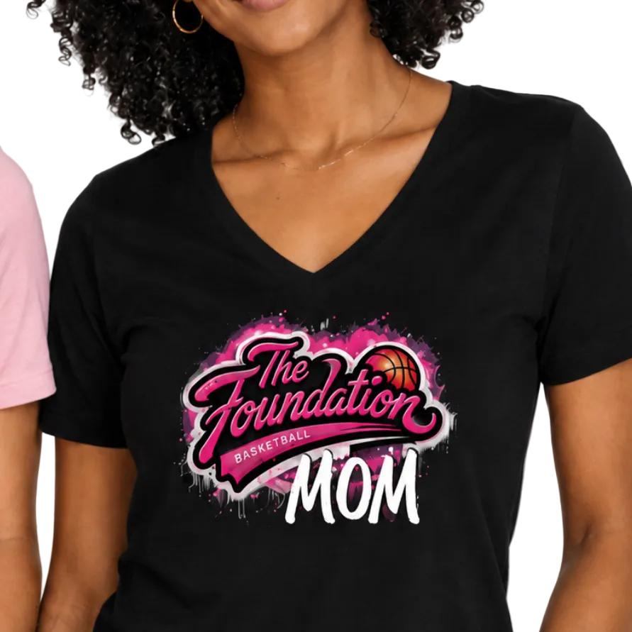 The Foundation Basketball Logo Mom Tee