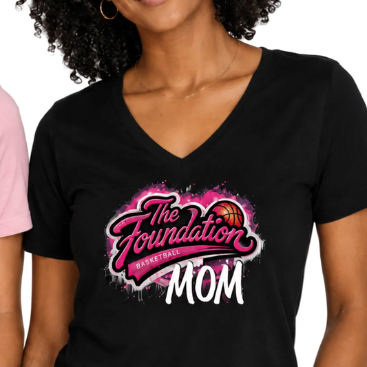 The Foundation Basketball Logo Mom Tee