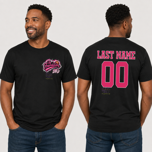 The Foundation - Game Day Dad Custom Basketball Tee