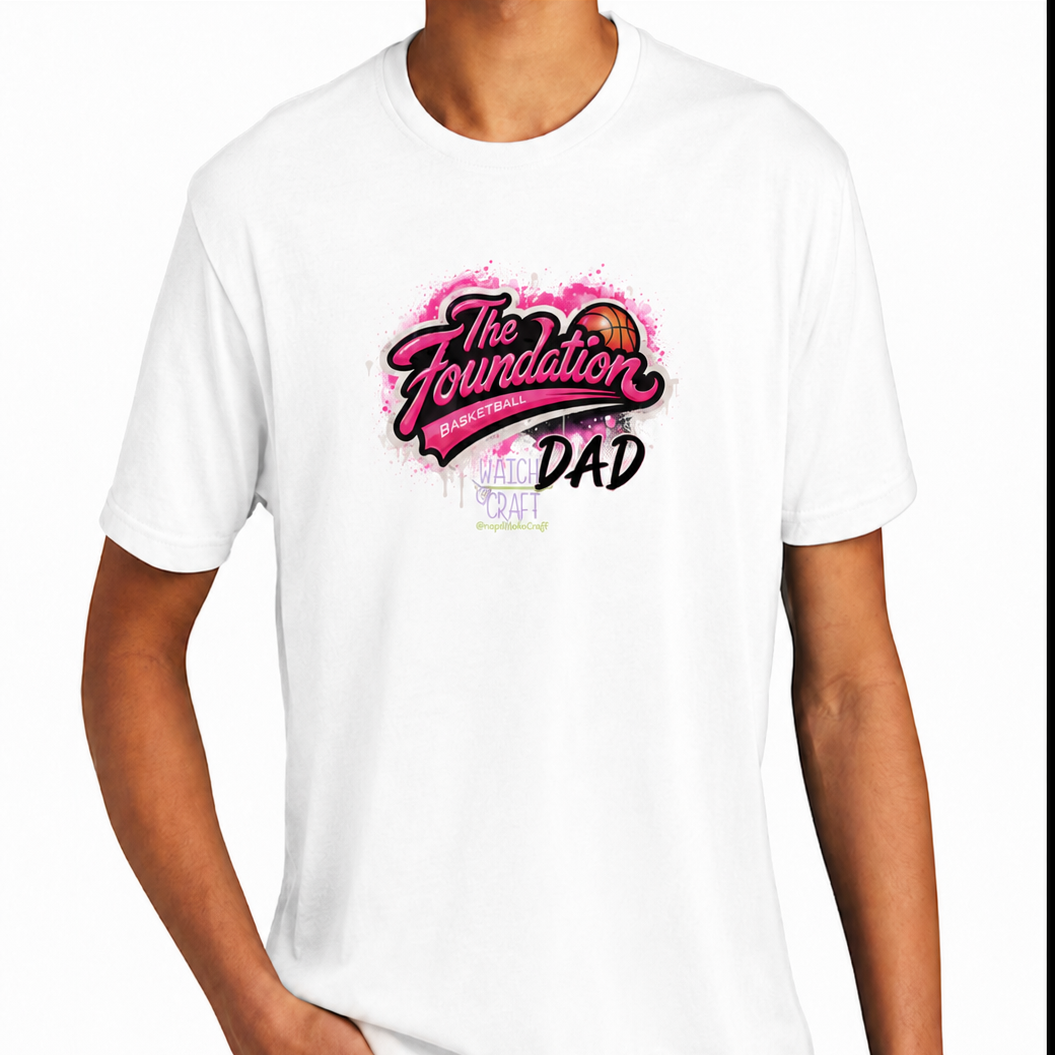 The Foundation Basketball Logo Dad Tee