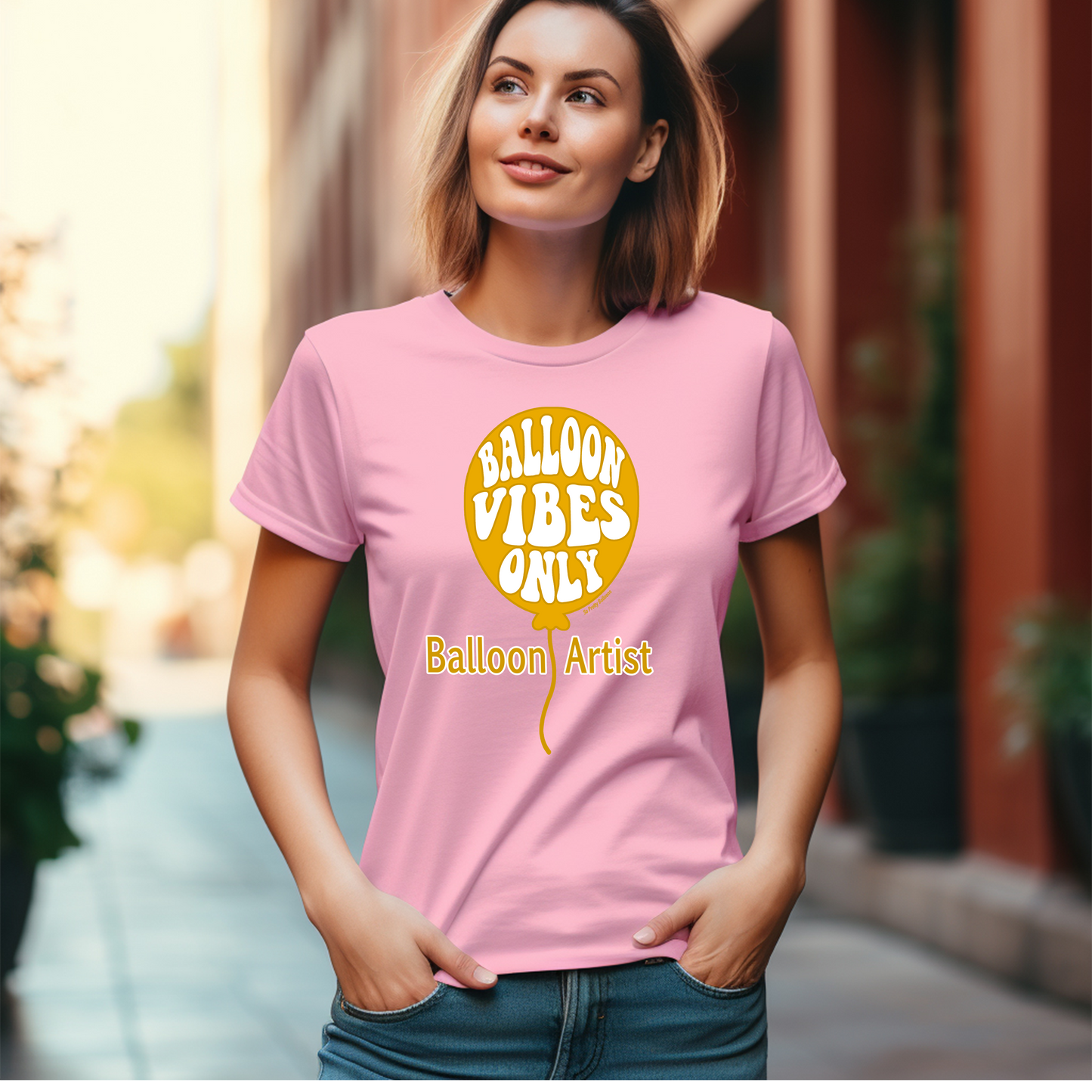 Balloon Vibes Only Single Balloon Tee