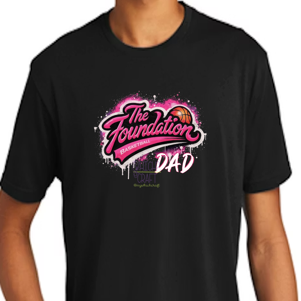 The Foundation Basketball Logo Dad Tee