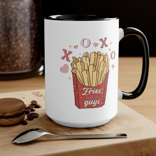 Mug Fries before Guys